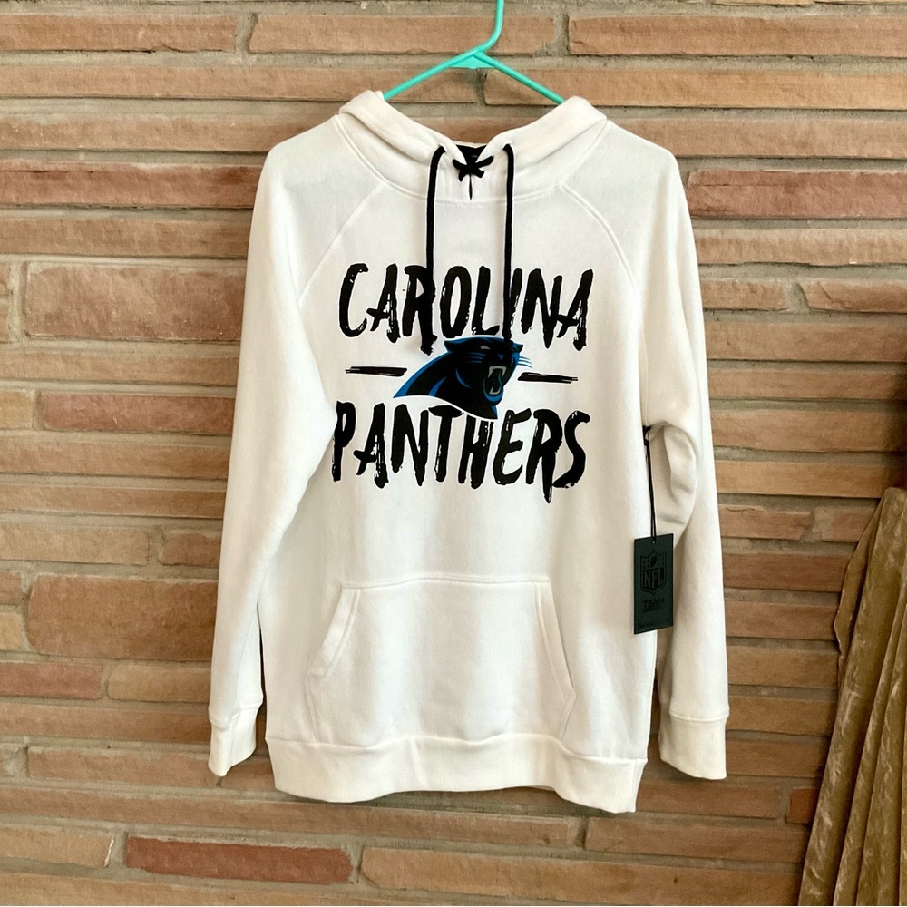 NWT Carolina Panthers NFL Men’s Hoodie White Medium
